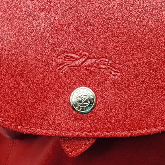 Longchamp Le Pliage Cuir XS Backpack Cherry Red main image 11